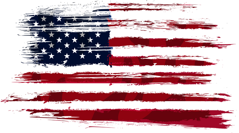 Grunge America Usa Flag 4th Of July